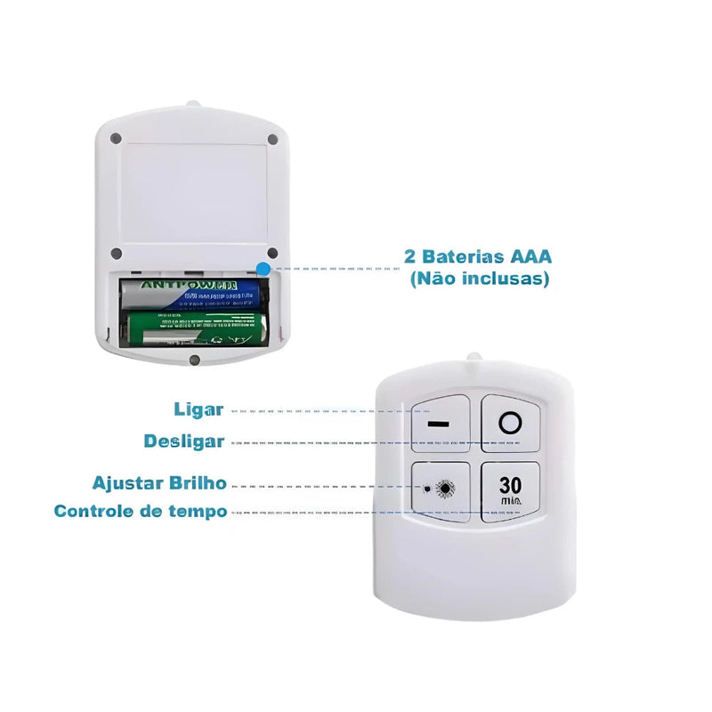 Luminárias Led Lamp Com Controle Remoto