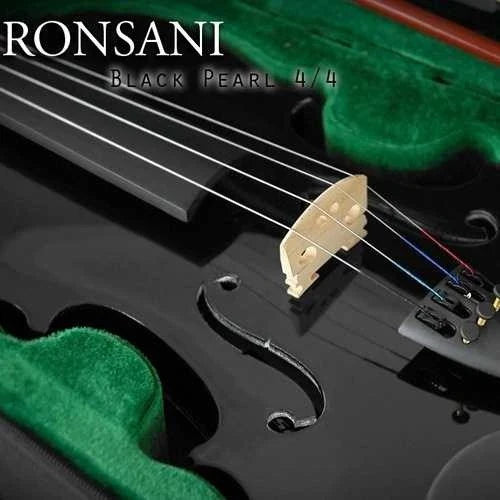 Kit Violino 4/4 Preto Completo com Acessórios - Ronsani