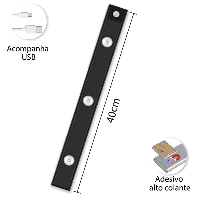 Smart Luminária Ultra LED com Sensor de Movimento e Carregamento USB – Modernidade e Praticidade em Cada Canto da Sua Casa! 🌟🔋