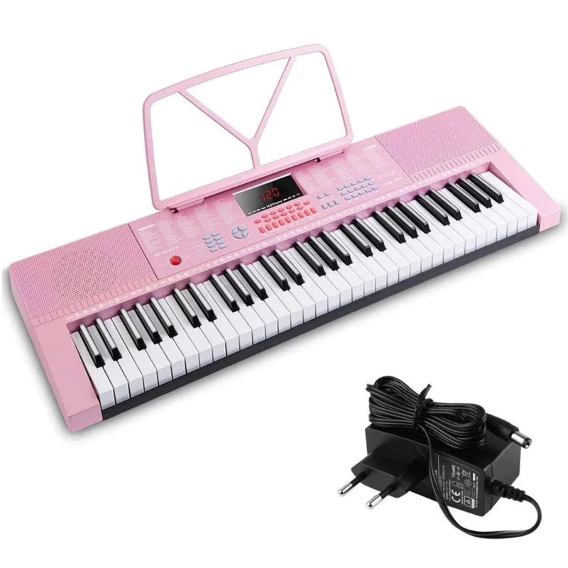 Teclado Piano Profissional Rosa MXT! 🎶