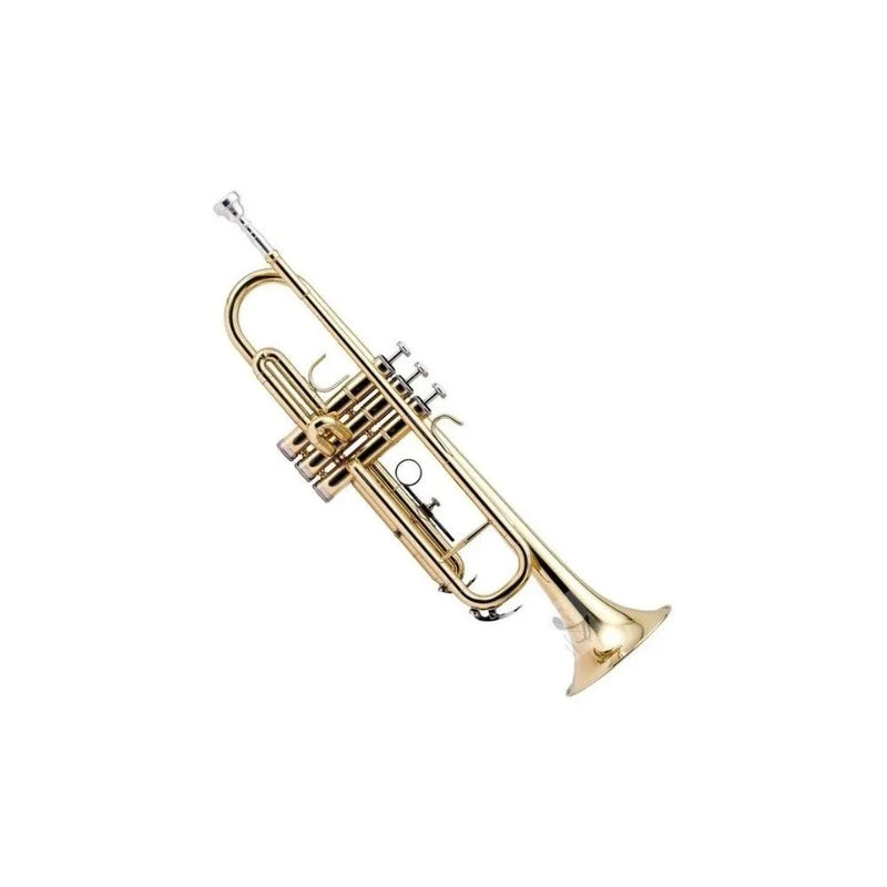 Trompete Bb Harmonics HTR-300L Laqueado | Acompanhado de Soft Case Luxo 🎺