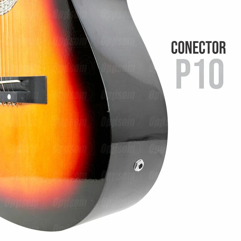 Violão Eletroacústico MXT Cutway 39" com Equalizador e Capa – Sunburst 🎶