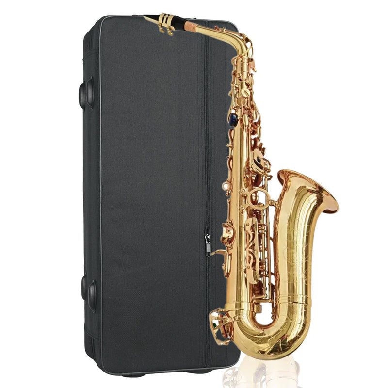 Saxofone Alto Laqueado Top Luxo Dourado | Profissional em Eb (Mib) 🎷