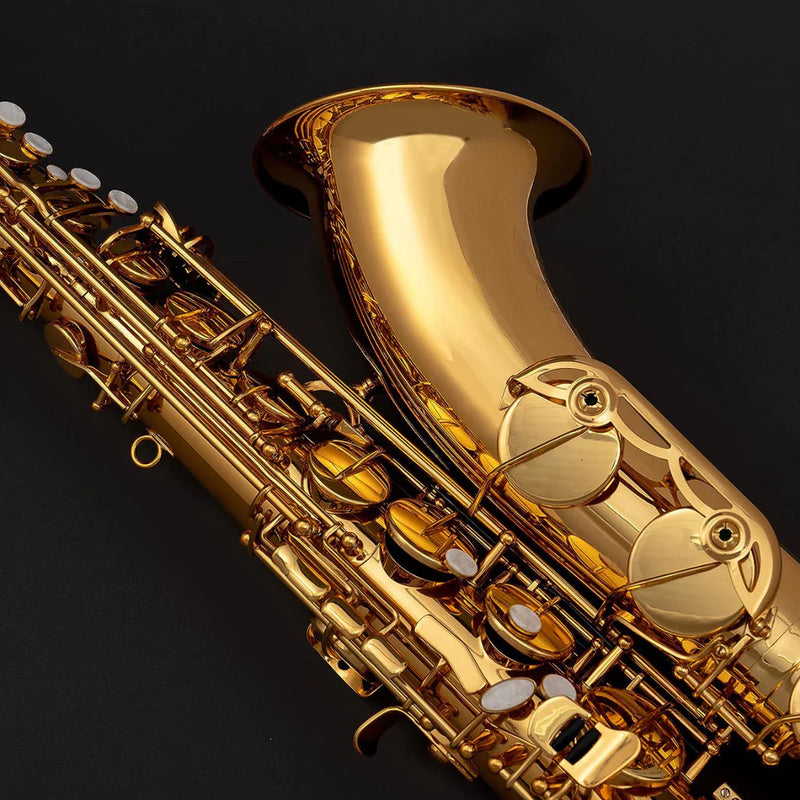 Saxofone Alto Laqueado Top Luxo Dourado | Profissional em Eb (Mib) 🎷