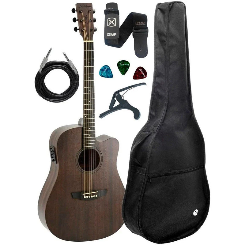 Violão Folk Strinberg Forest FS4D Elétrico – Sonoridade e Estilo Completo! 🎸