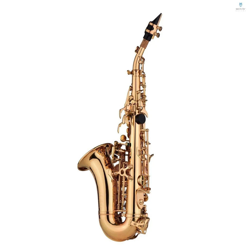 Mini Saxofone Soprano Bb de Latão | Compacto e Estiloso 🎷