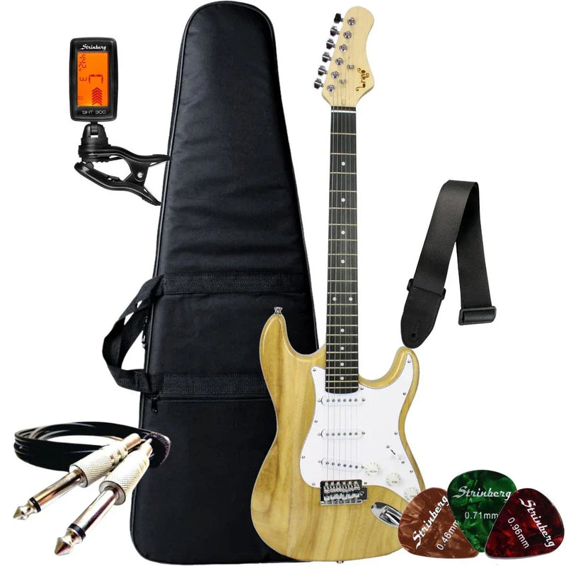 Kit Completo Guitarra Stratocaster Bravo BEG-100 – Desempenho e Conforto para Iniciantes! 🎸