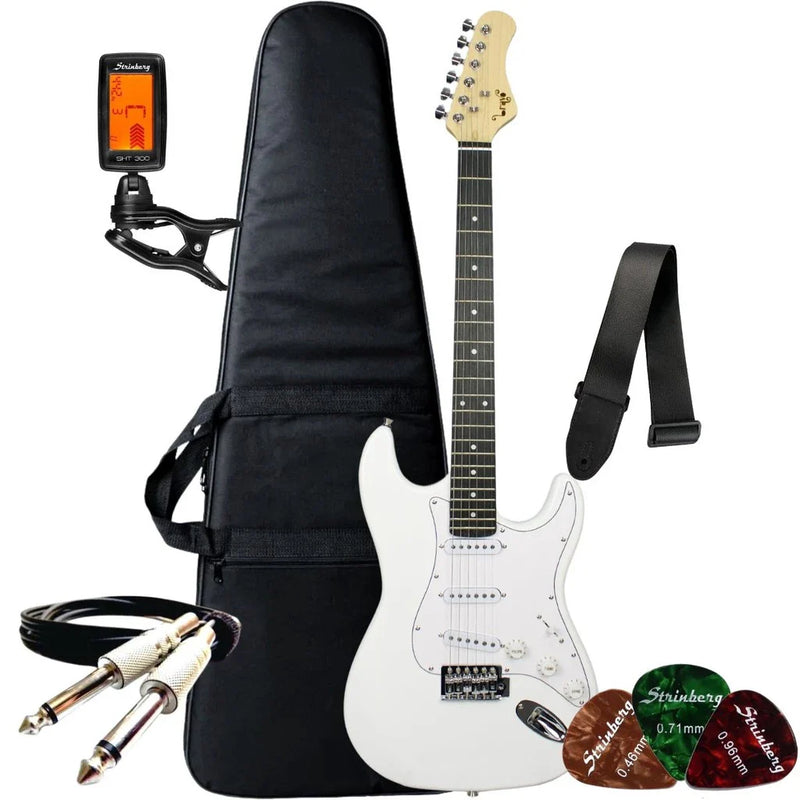 Kit Completo Guitarra Stratocaster Bravo BEG-100 – Desempenho e Conforto para Iniciantes! 🎸